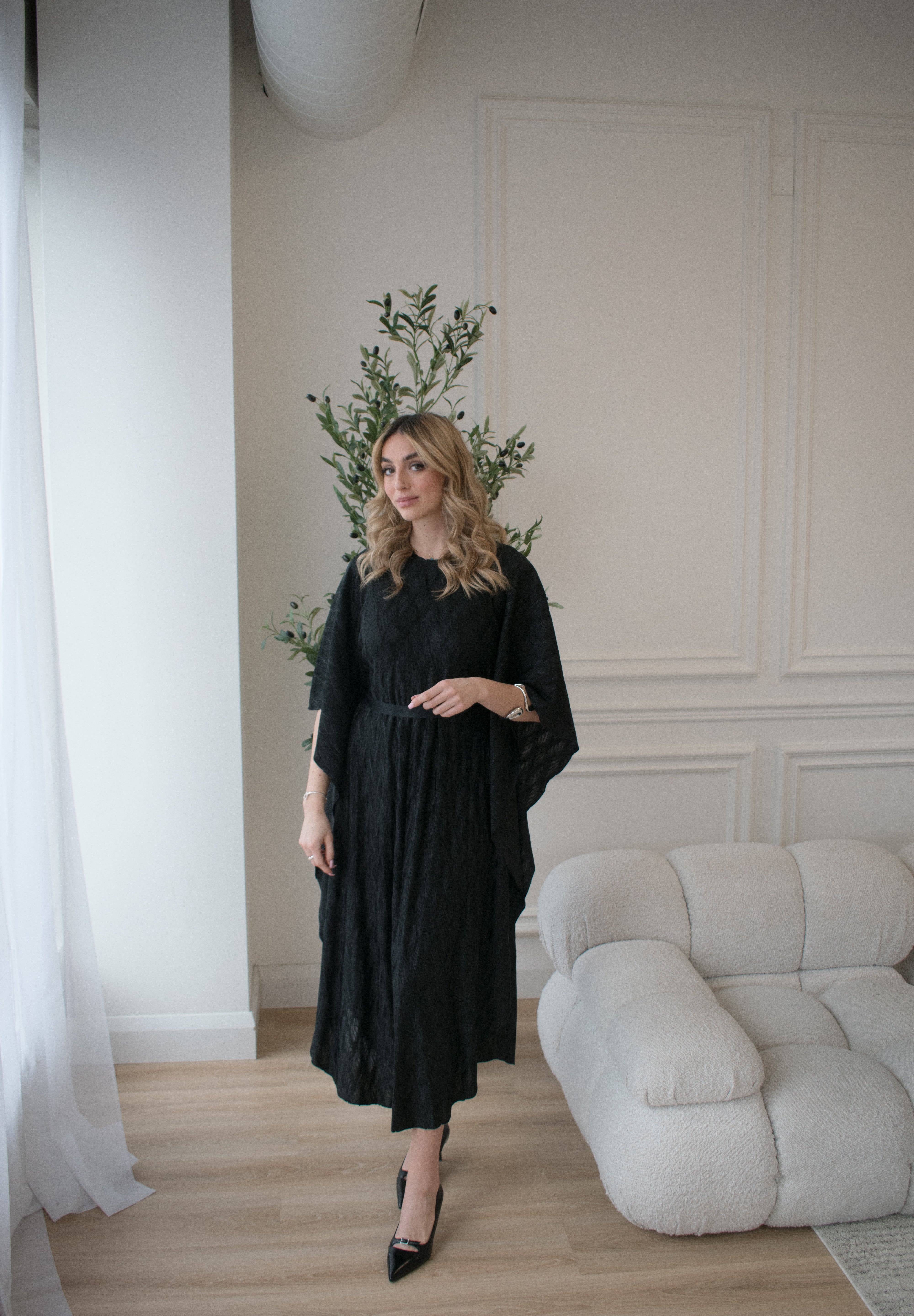 Kaftan Dress- Black