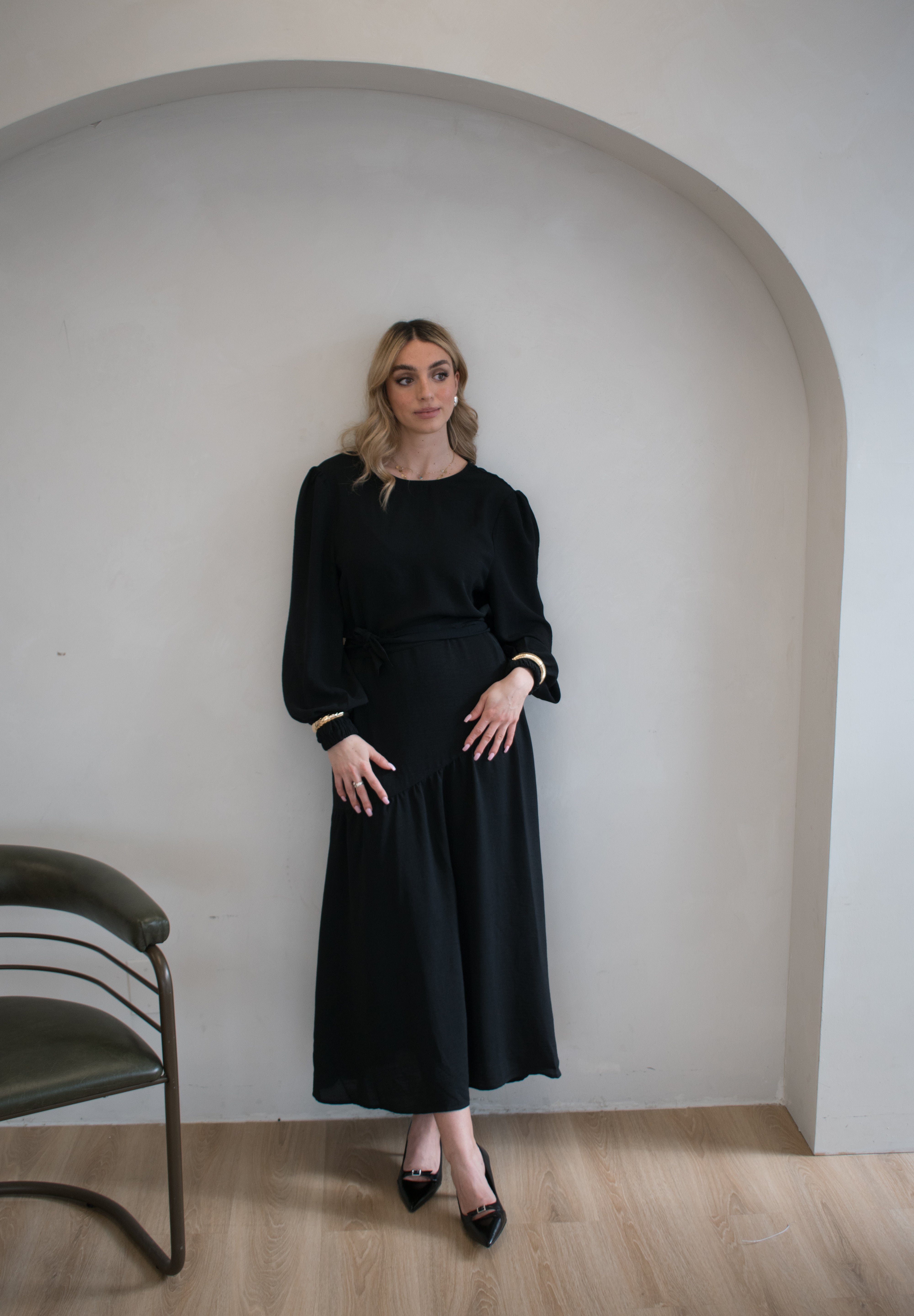 Graceful Flow Maxi- Black