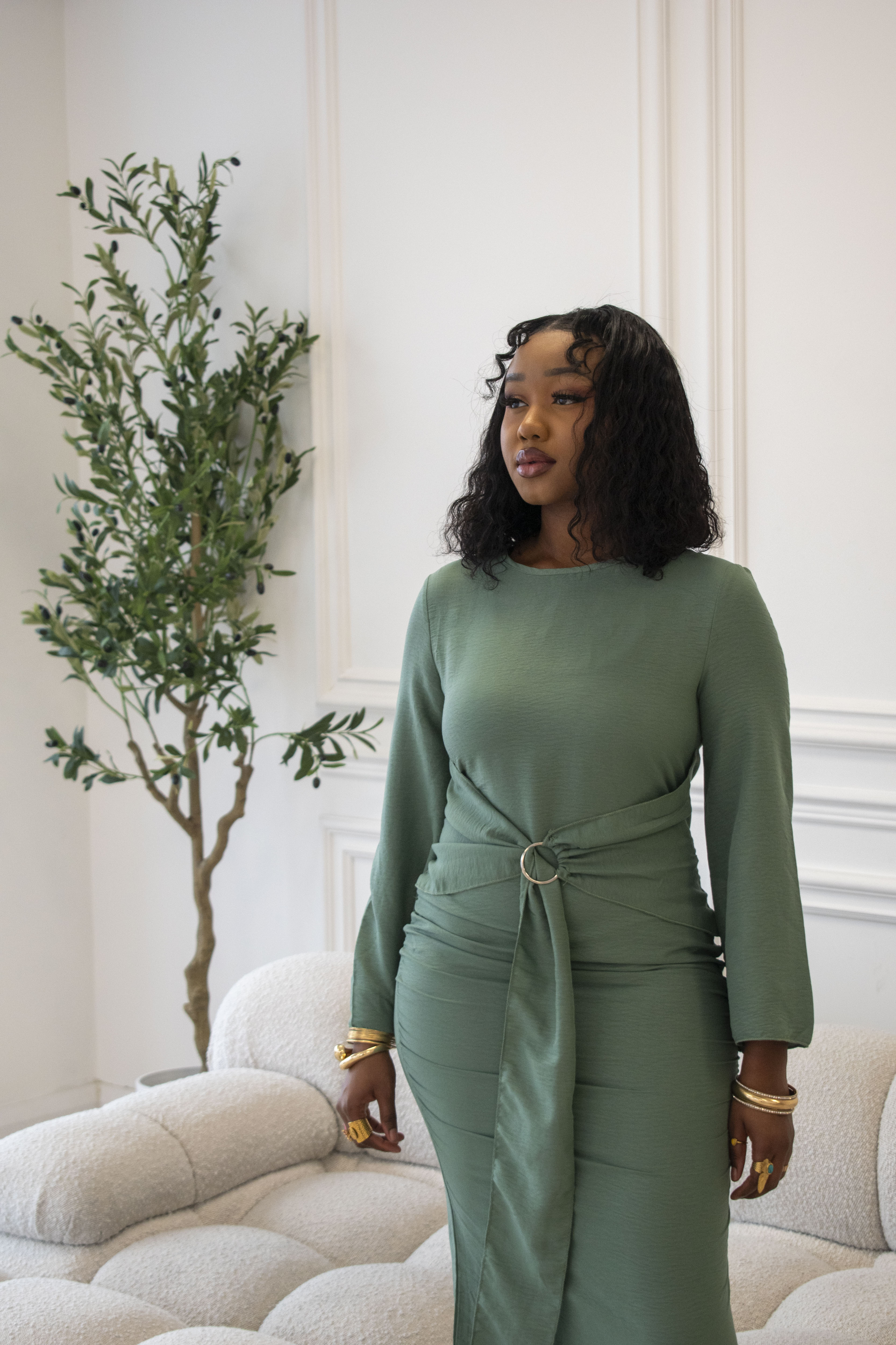 Serene Dress- Mint Green