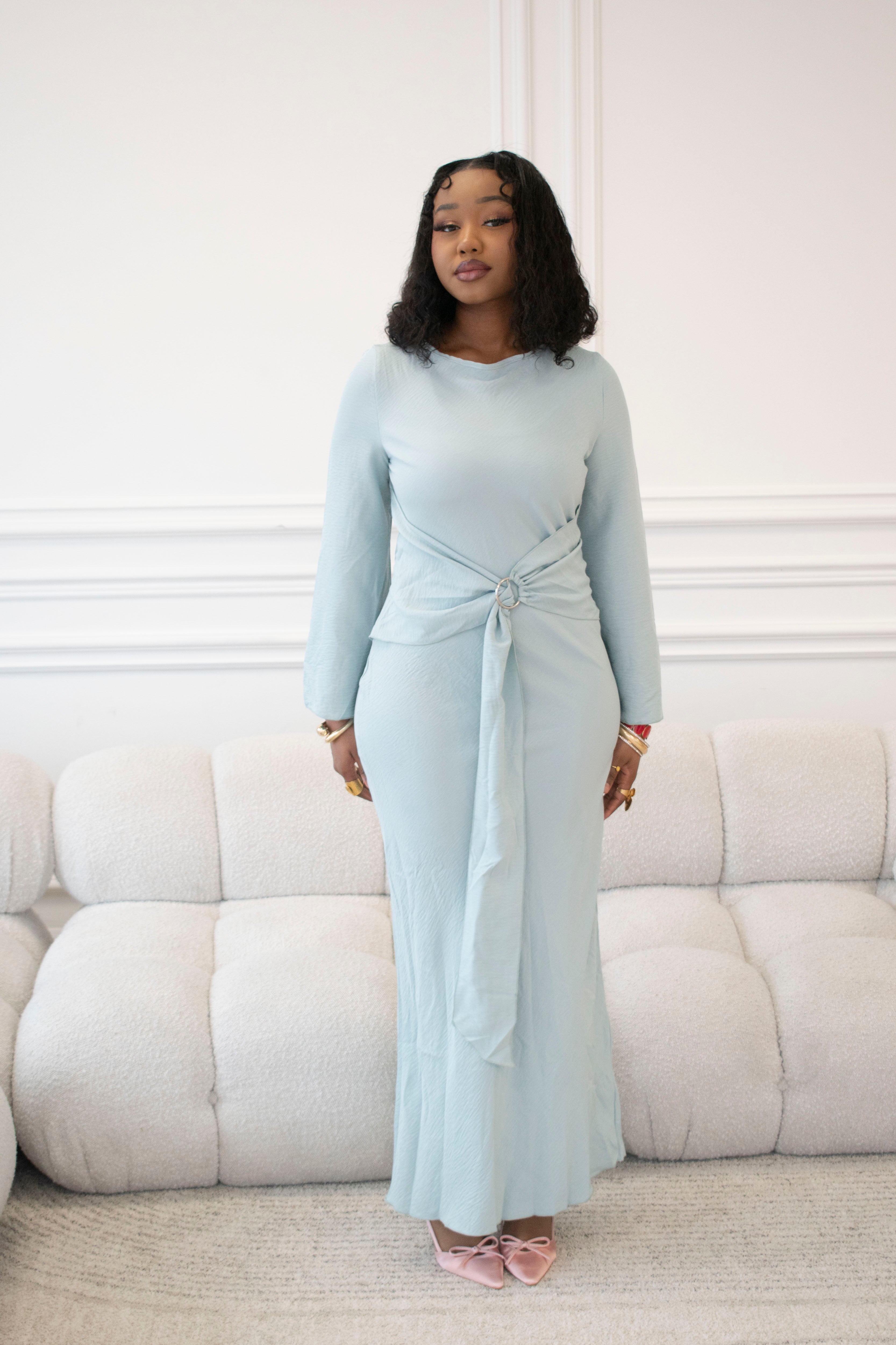 Serene Dress- Sky Blue