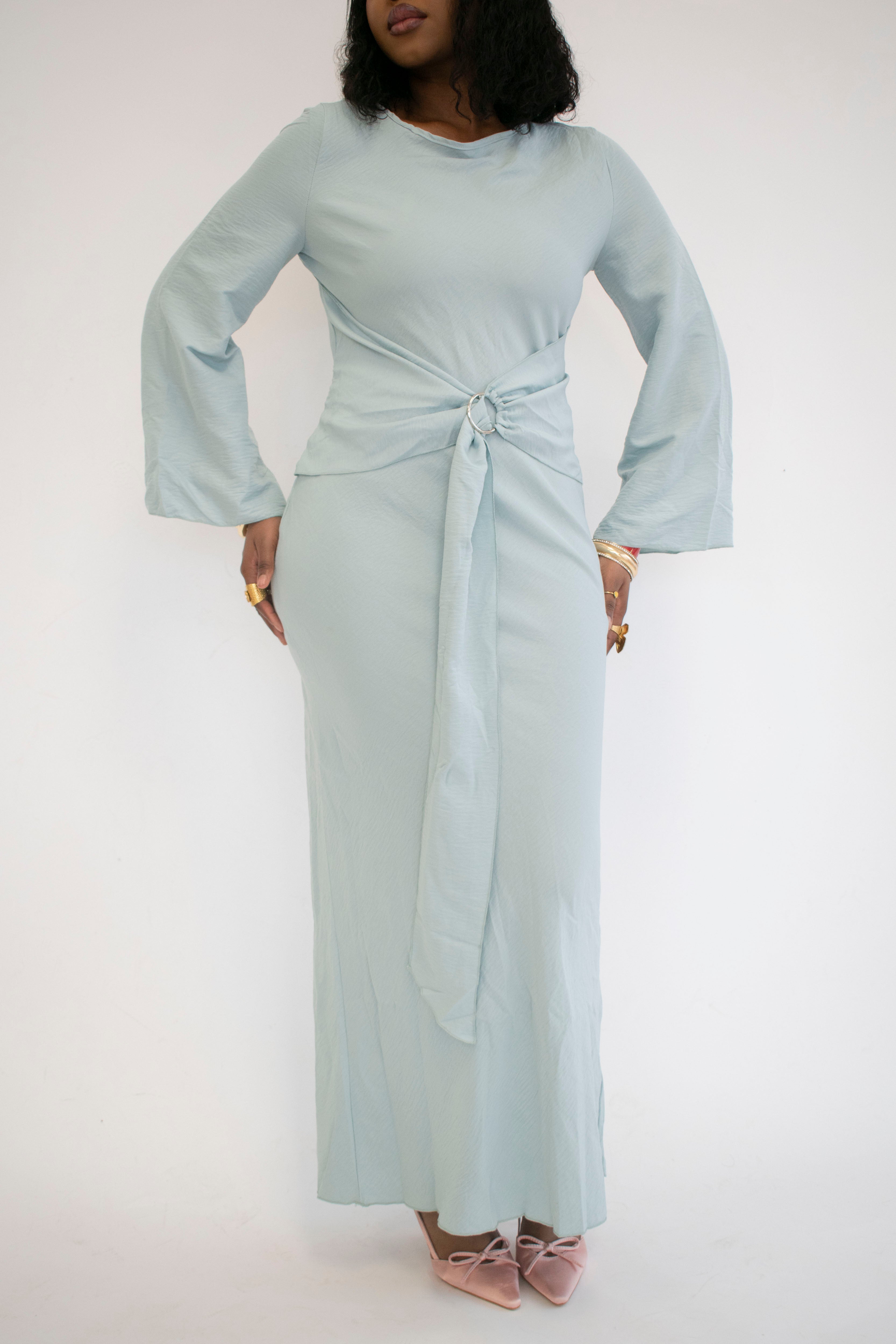 Serene Dress- Sky Blue